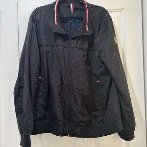 Tommy Hilfiger Black Windbreaker Jacket